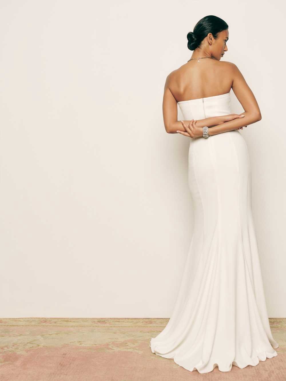REFORMATION Haisley Corset Two Piece Set in Ivory/Natural Sz 6 - Picture 3 of 9